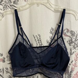 Auden Navy Lace Bralette